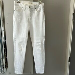 Madewell white denim